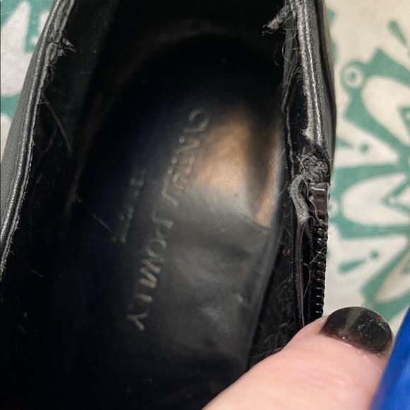 Cynthia Rowley Elegant Black Heeled Ankle Boots - Picture 2 of 10